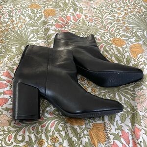 Stuart Weitzman black leather boots